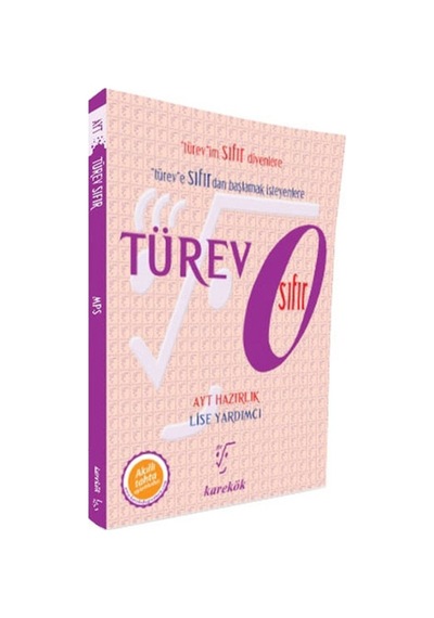 Ayt Türev Sıfır Karekök Yayınları N11.4260