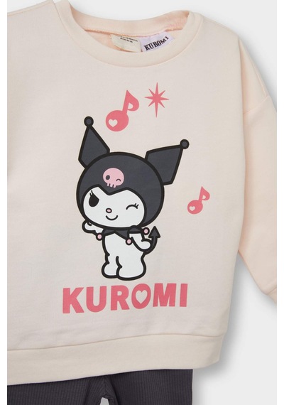 Defacto Kuromi 2'li Sweatshirt Tayt Pembe Kız Bebek Alt-üst Takım F5013a5/pn701 Pembe Defacto Kuromi 2'li Sweatshirt Tayt Pembe Kız Bebek Alt-üst Takım F5013a5/pn701 Pembe