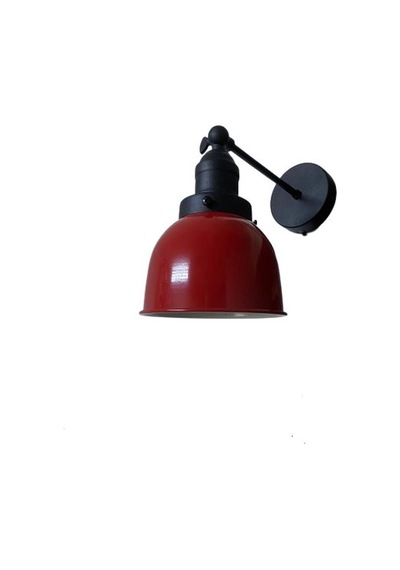 Dylight Retro Metal Dekoratif Rustik Akrobatik Kırmızı Mafsallı Duvar Aplik-1464591576824 Siyah