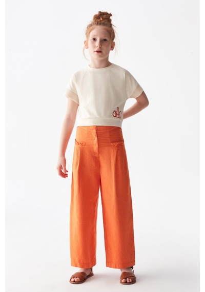 Nk Kids Kız Pantolon 24ynk56332 Turuncu