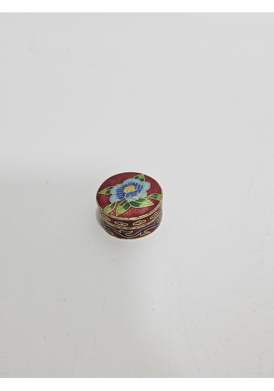 Antika Cloisonne Minyatür Kutu 3,3cm 119