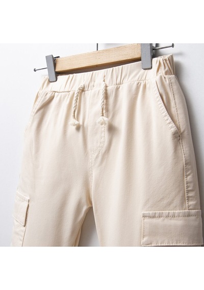 Overdo Kids Erkek Çocuk Kargo Cepli Paçası Beli Lastikli Jogger Pantolon Çok Renkli