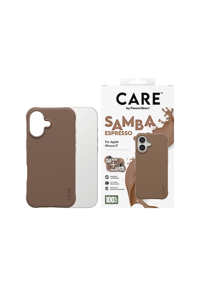 Care By Panzerglass Fashionable Apple Uyumlu iPhone 17 Samba Espresso Magsafe Kılıf
