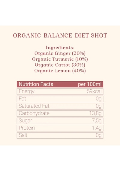 Eya Organik Balance Diet Shot 60ml