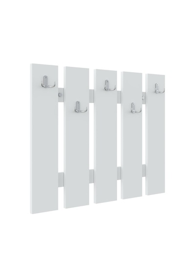 Modern Beyaz Duvar Çit Askılık - 75 Cm Dekoratif 5'li Antre Ve Elbise Askısı Beyaz Beyaz Modern Beyaz Duvar Çit Askılık - 75 Cm Dekoratif 5'li Antre Ve Elbise Askısı Beyaz Beyaz
