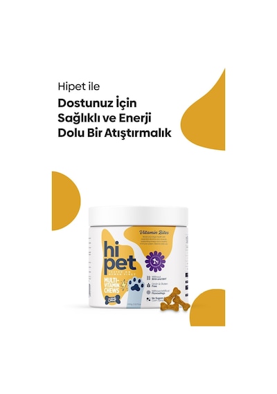 HiPet Multivitamin Çiğnenebilir Tablet