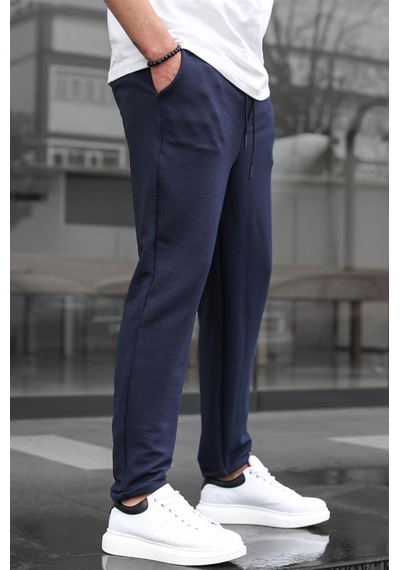 Madmext Lacivert Basic Waffle Kumaş Erkek Pantolon 6509-lacivert Lacivert