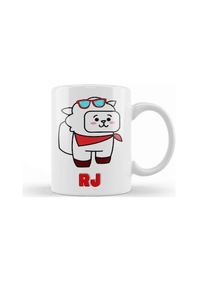 Bts Among Us Bt21 Rj 01 Kupa Bardak Porselen Karışık
