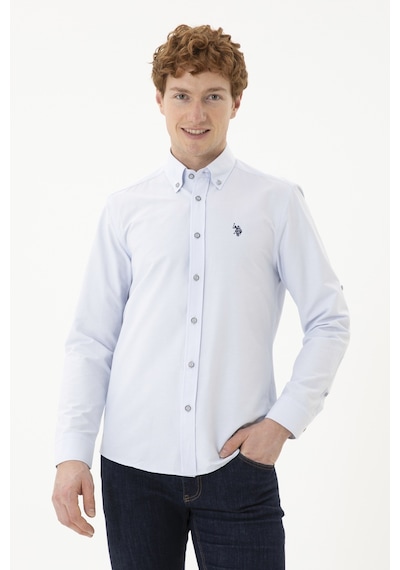 U.s. Polo Assn. Erkek Açık Mavi Gömlek Desenli 50288653-vr003 Mavi U.s. Polo Assn. Erkek Açık Mavi Gömlek Desenli 50288653-vr003 Mavi