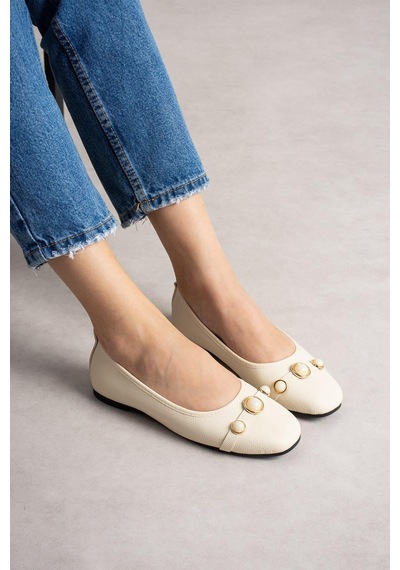 Moda Devrin Bej İncili Babet