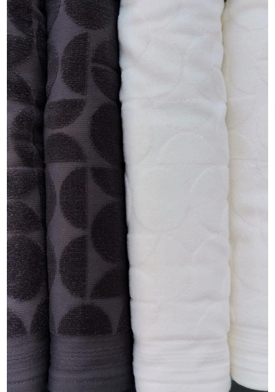 Özdilek Circular Best Set Hamam Takımı Krem-antrasit Çok Renkli