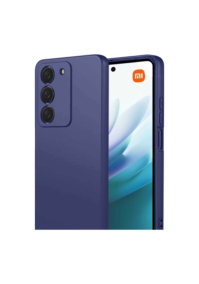 Xiaomi Redmi 15 4g Kılıf Biye Yumuşak Silikon Case Lacivert