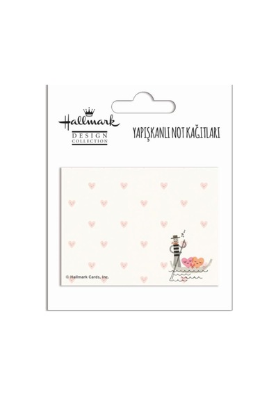 Hallmark Desenli Yapışkanlı Not Kağıdı 50 Yaprak 100x75