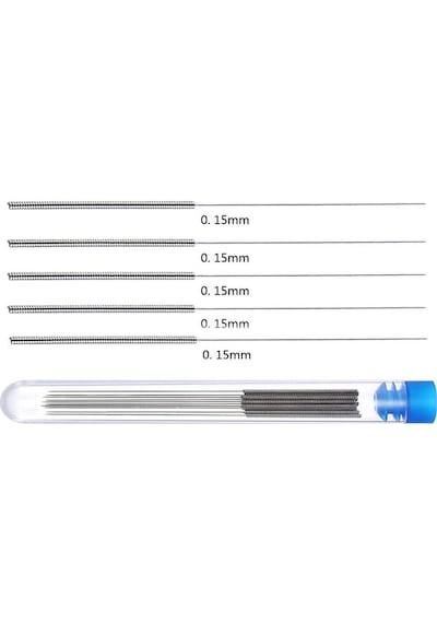 Koodmax 3d Yazıcı 0.15mm Nozzle Temizleme İğnesi Paslanmaz Çelik - 5 Adet