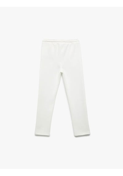 Koton Ekru Kız Çocuk Pantolon 6wkg40027ak Ekru