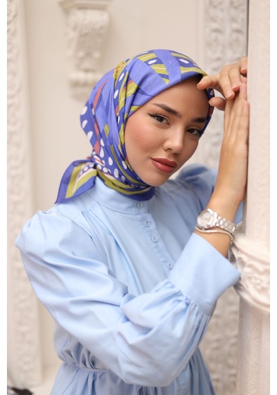 Silk Home Olinda Eşarp 48003-10 Eflatun