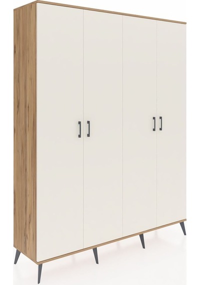 Hyperion Gardrop 10 Raflı 4 Kapaklı 176x44x221 Çam-aytaşı Aytaşı Hyperion Gardrop 10 Raflı 4 Kapaklı 176x44x221 Çam-aytaşı Aytaşı