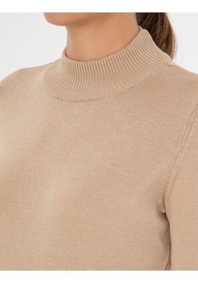 Pierre Cardin Kadın Bej Kazak /triko 50315768-vr011 Bej