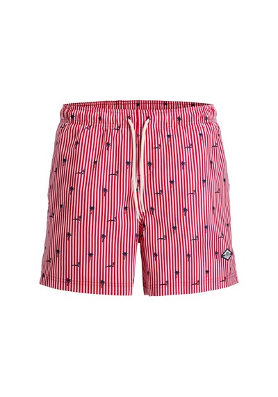 Jack & Jones Breeze Erkek Mayo Şort 12291425-trd Kırmızı