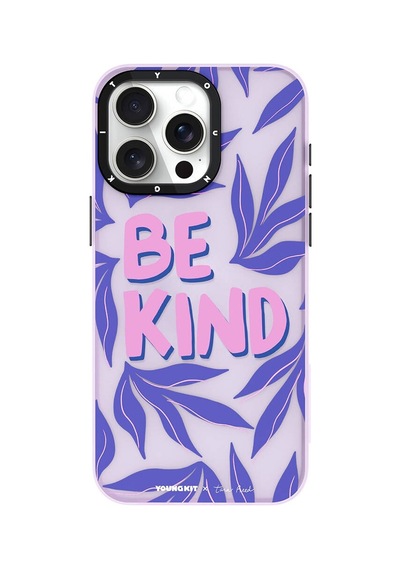 Apple Uyumlu iPhone 14 Pro Kılıf Tara Reed Tasarımlı Youngkit Tiger Rhyme Kapak Mor
