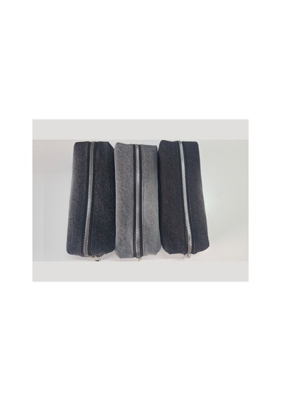 Kalemlik 3lü Set/paket Organizer Makyaj Çok Amaçlı Pinterest Okula Dönüş Çantası Tek Bölmeli Dark Denim Mix