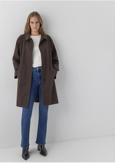 Mavi Kadın Trenchcoat Delicioso Haki