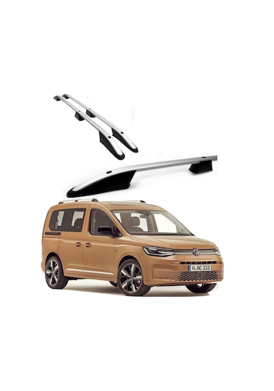Volkswagen Caddy Üst Port Bagaj Tavan Çıtası Siyah 2020-2021-2022