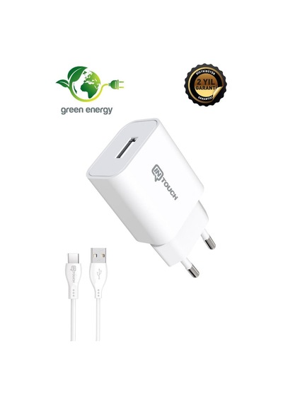 İntouch Android Smarty Mini 2.1 A Usb Şarj Adaptörü Ve Type C Kablo 1 Adet