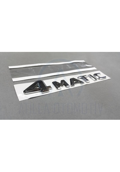 Mercedes E Serisi W212 S212 2009-2014 4matic Bagaj Yazısı Krom