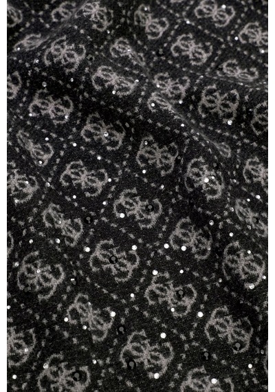 Guess Jewels Logolu 65 X 180 Cm Şal Aw5658pol03 Kadın Şal Aw5658 Pol03 Bla Siyah