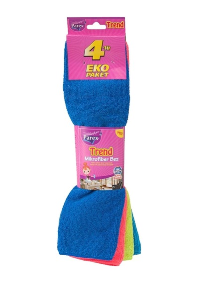 Parex Mikrofiber Temizlik Bezi Eko Paket 4 Adet