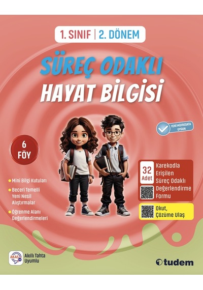 Tudem 2026 1. Sınıf 2. Dönem Hayat Bilgisi Süreç Odaklı
