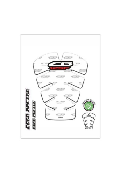 Honda Cb125f 2017-2020 Uyumlu Tank Pad 002 Çok Renkli