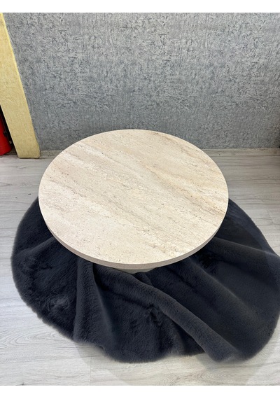 Traverten Görünümlü Mdf Orta Sehpa