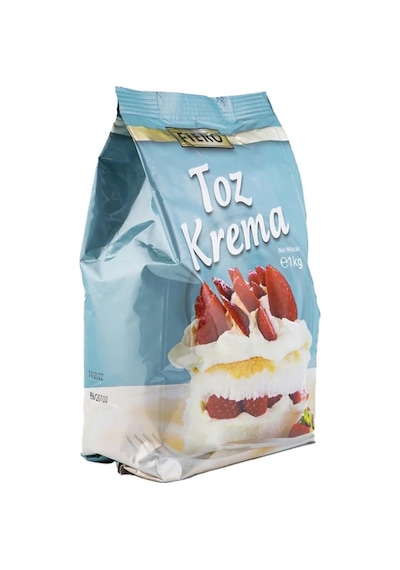 Fiero Pastacılık Tozu Toz Krema & Patiseri 1 Kg Profesyonel Pasta Kreması Tozu