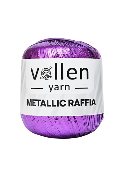 Premium Metalik Rafya,şapka Ipi,abiye Çanta Ipi,polyester Ip,simli Metalik Ip,mor
