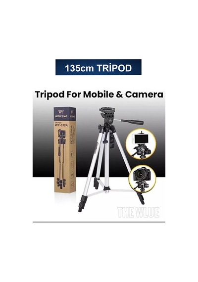 Profesyonel Outdoor Tripod 135cm Tüm Dslr Kameralarla Uyumlu Vide