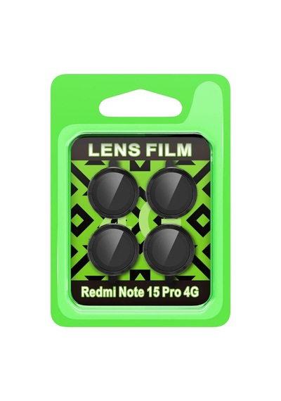 Xiaomi Redmi Note 15 Pro 4g Raze Metal Kamera Lens - Siyah Çok Renkli