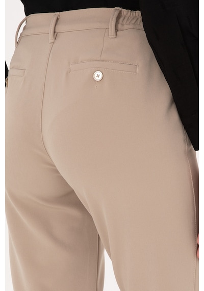 U.s. Polo Assn. Kadın Koyu Bej Pantolon Kanvas-chino 50309259-vr088 Koyu Bej