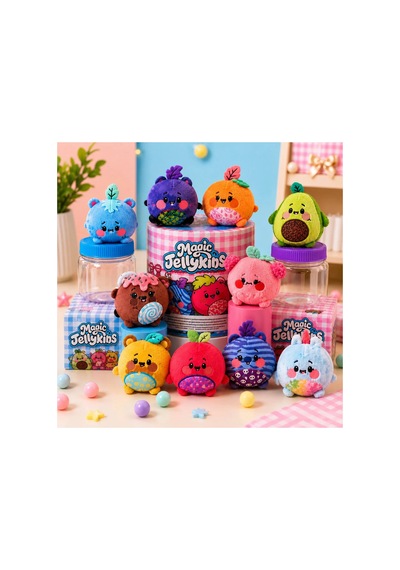 Magic Jellykins Sihirli Dönüşüm Kavanozu - Su Ekle, Çalkala, Sürpriz Peluş Oyuncak Magic Jellykins Sihirli Dönüşüm Kavanozu - Su Ekle, Çalkala, Sürpriz Peluş Oyuncak