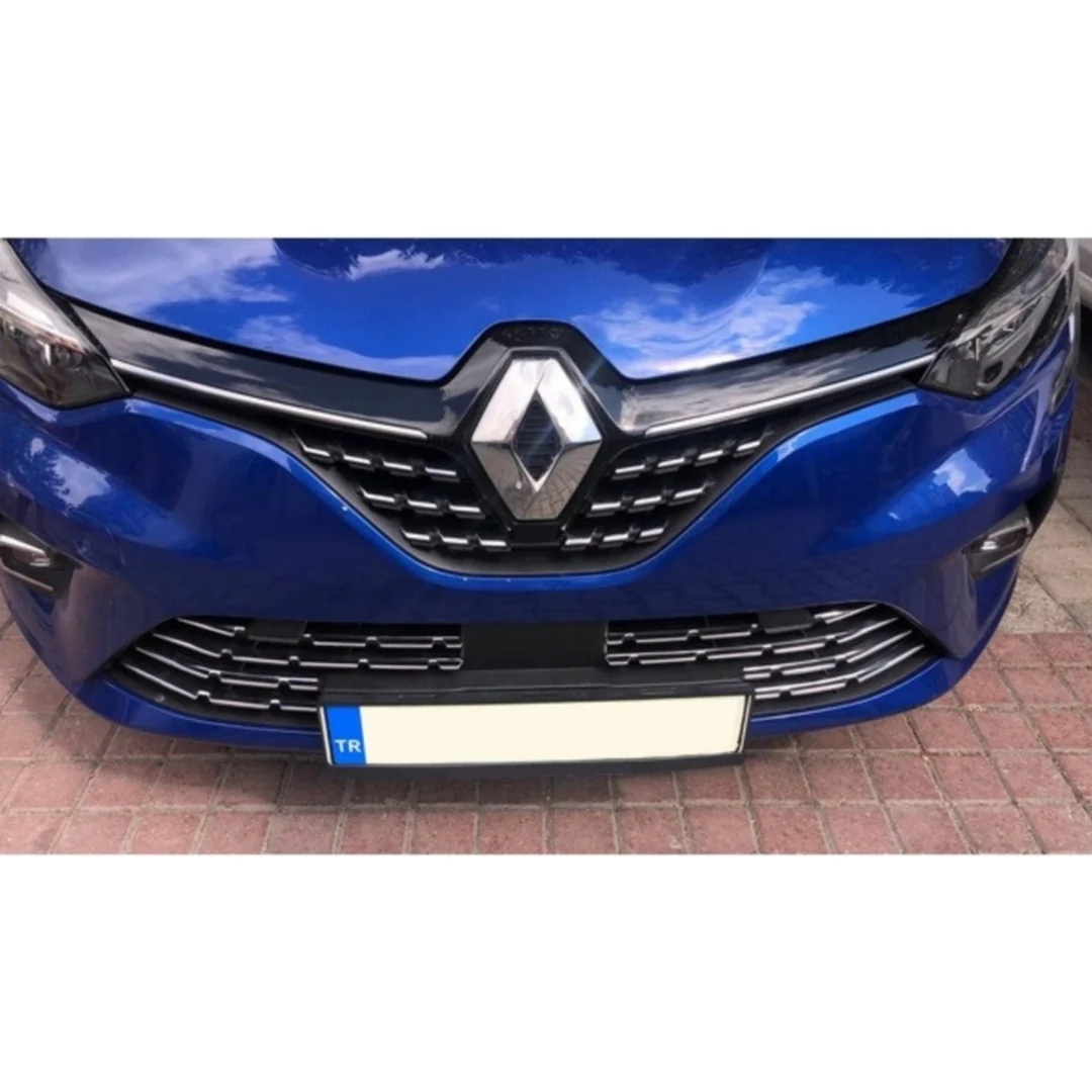 Renault Clio 5 Ön Panjur - Krom 6 Parça 2019-2022 Arası, Hb