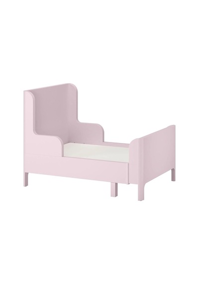 Busunge Uzayabilen Çocuk Karyolası, Açık Pembe Renk Meridyendukkan 80x200 Cm Busunge Uzayabilen Çocuk Karyolası, Açık Pembe Renk Meridyendukkan 80x200 Cm