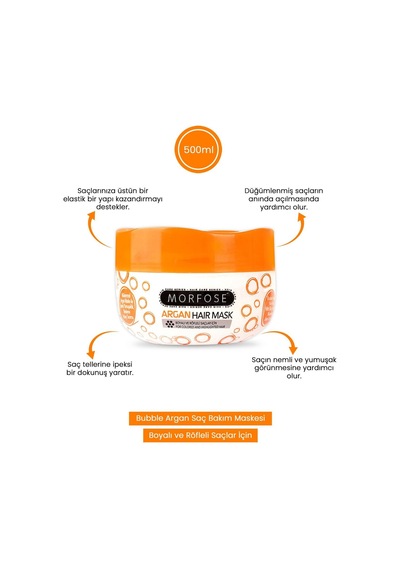 Argan Saç Maskesi 500 Ml