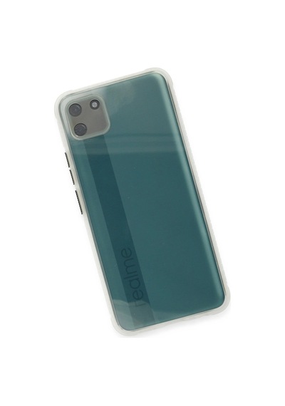 Realme C11 Kılıf Miami Şeffaf Silikon - Şeffaf -