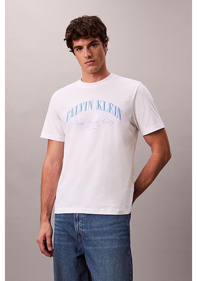 Calvin Klein Jeans Erkek Tişört Lv04rf820g Beyaz