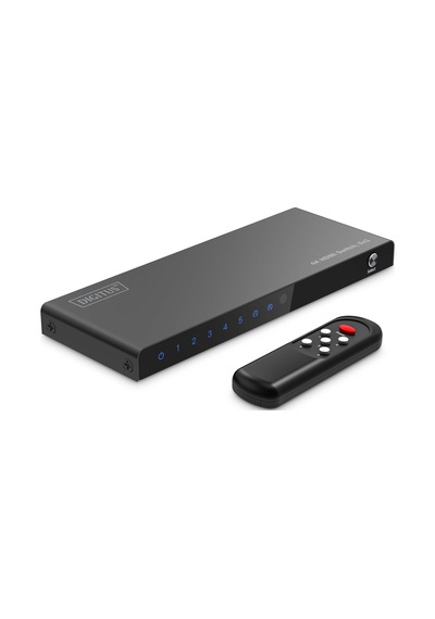 Digitus 5x1 Hdmı Switch, 4k/60hz Hdcp 2.2 Kumandalı Geçiş Kontrolü