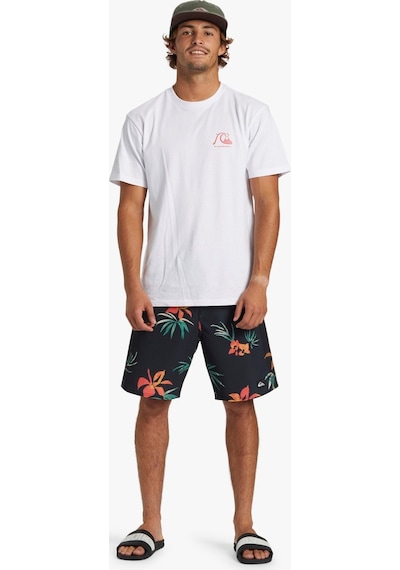 Quiksilver The Boardshort Mor Whıte Erkek T-Shırt Aqyzt0 001