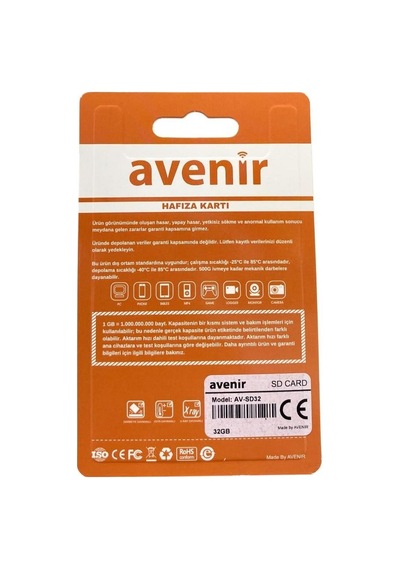 Avenir 32gb Micro Sd Hafıza Kartı