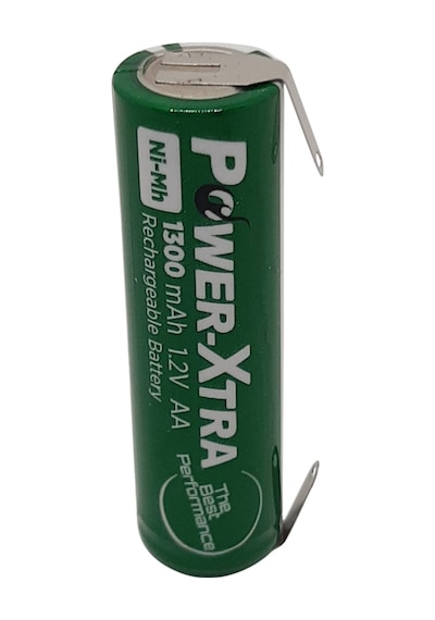 1.2 V 1300 Mah Aa Şarjlı Tıraş Makinesi Pili Puntalı (Kalın Kalem