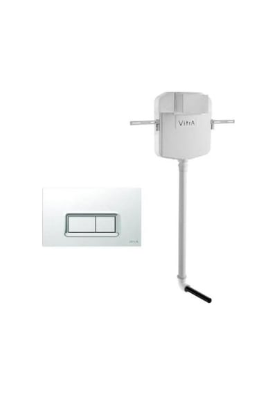 VitrA 748-1700-01 740-0680 Hela Taşı Set Gömme Rez kum.pan 8 Cm Krom